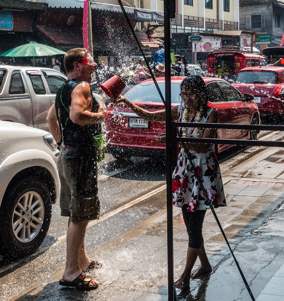 Chiang Mai, Thailand, during Songkran 2018