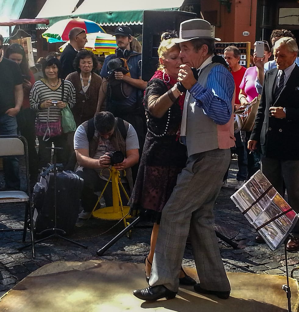 Tango Dance at the San Telmo Sunday Fair