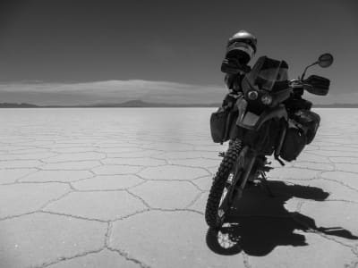 Back on the road in yet another remote location: The Salar de Uyuni in Bolivia!